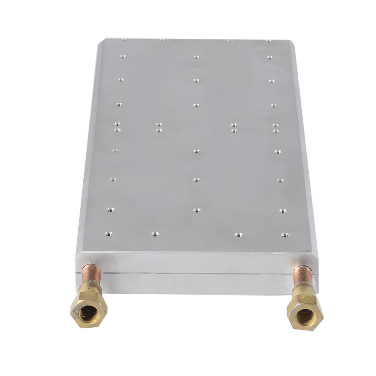 Large Pressed  Copper Tube Water Cooling Plate Heat Sink Cold Plate for EV Battery Cooling