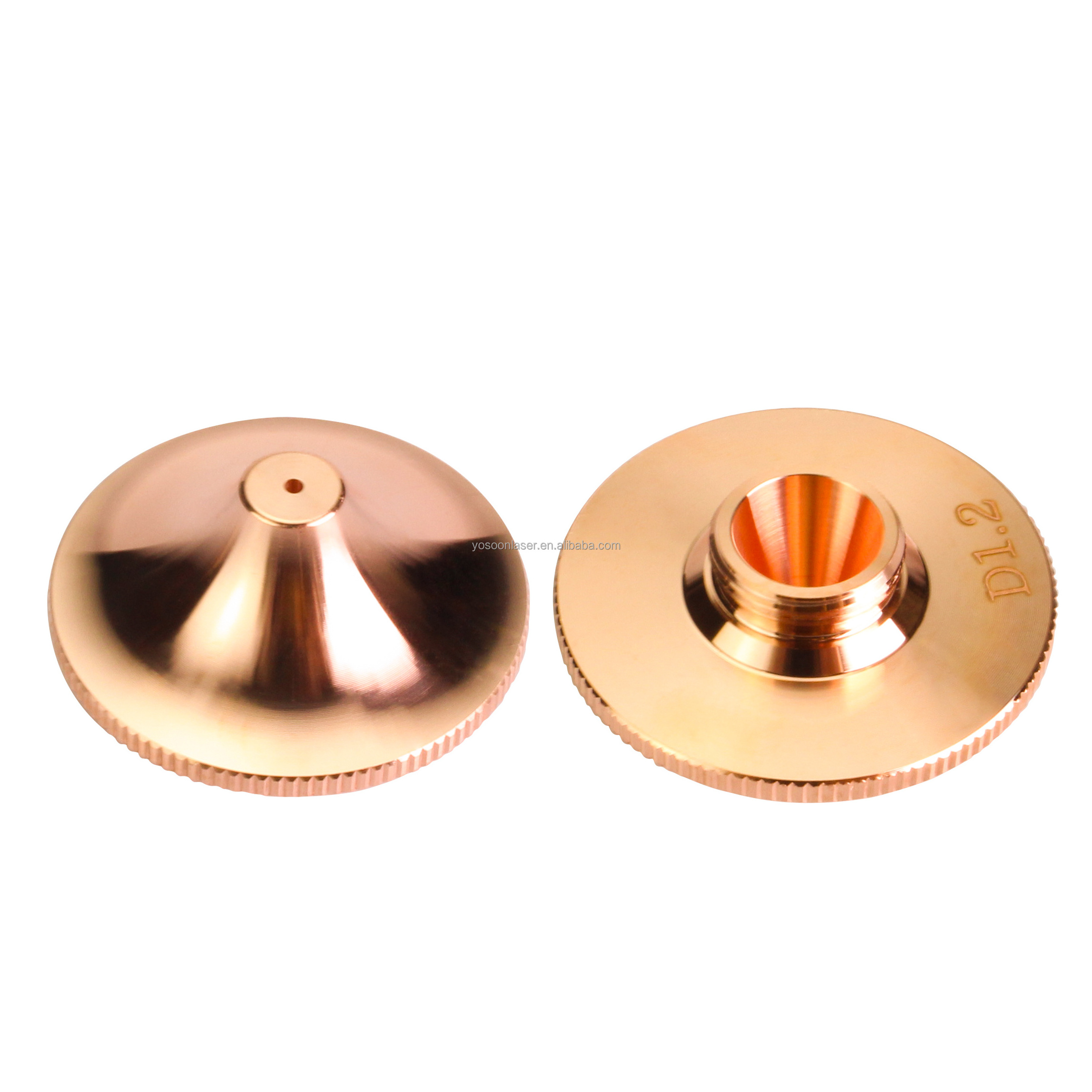 Good quality D32 D28mm H15mm Chrome Coating Single HSG Precitec WSX Laser Cutting Nozzles Parts Consumable