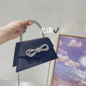 Luxury 2023 Girls Crossbody Bag Women Bridal Wedding Purse Prom Silk Clutch Bag Party Evening Bags Purses