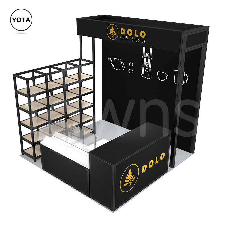 Tawns Trade Show Modular Exhibition Stand Branded Kiosk Displays Booth Tension Fabric Backdrop Exhibition Booth  For Sale