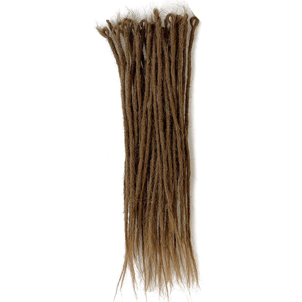 Free sample 20 Inches natural human Hair Extensions afro kinky Crochet Dreadlocks