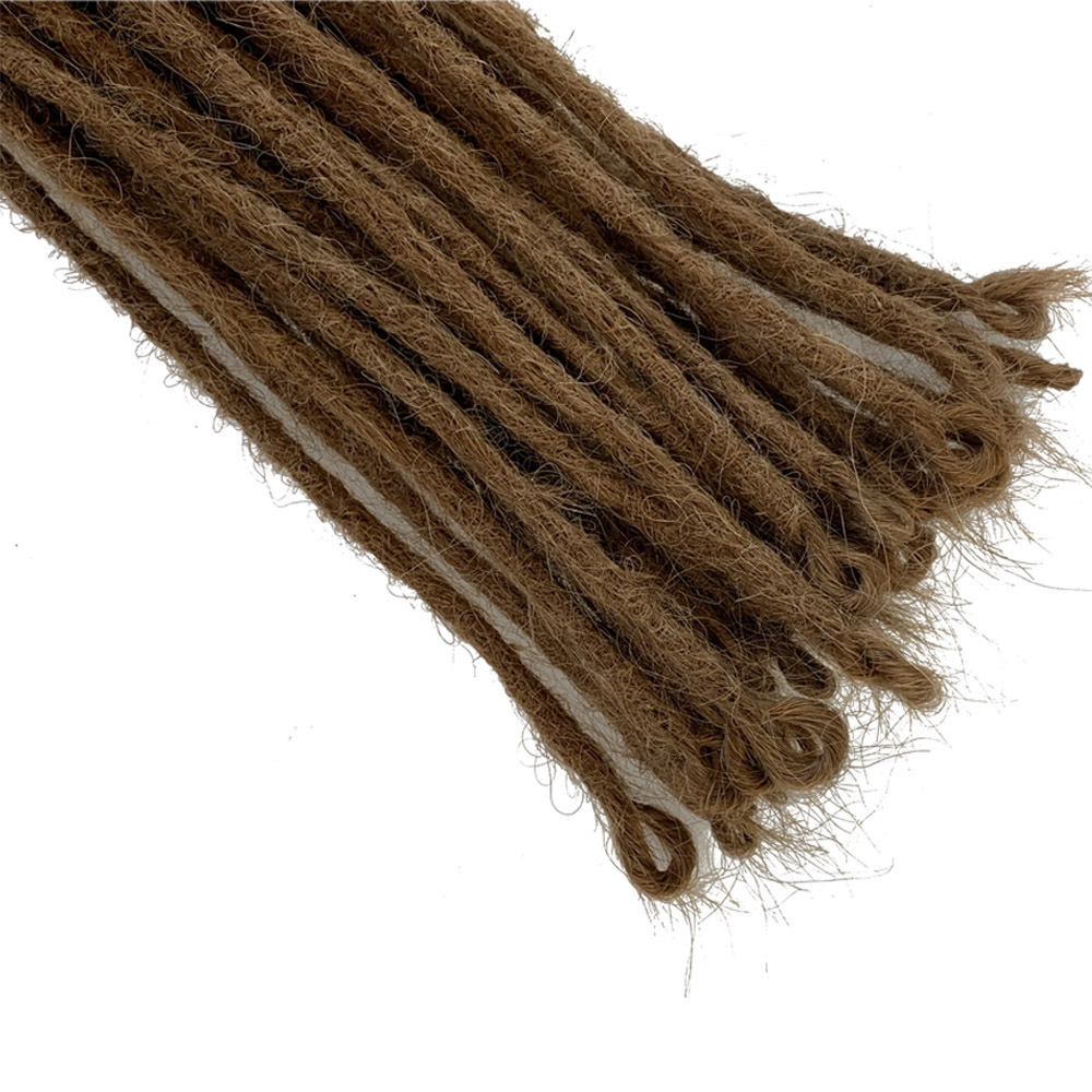 Free sample 20 Inches natural human Hair Extensions afro kinky Crochet Dreadlocks