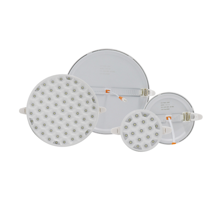 Cutout Hole Size Adjustable Frameless Round Downlight Recessed Ceiling Lamp Led Panel Light 90 Modern 80 Nano Leaf Light Panels