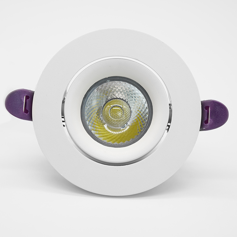 High power 7w exterior wall mounted recessed led light smd downlight