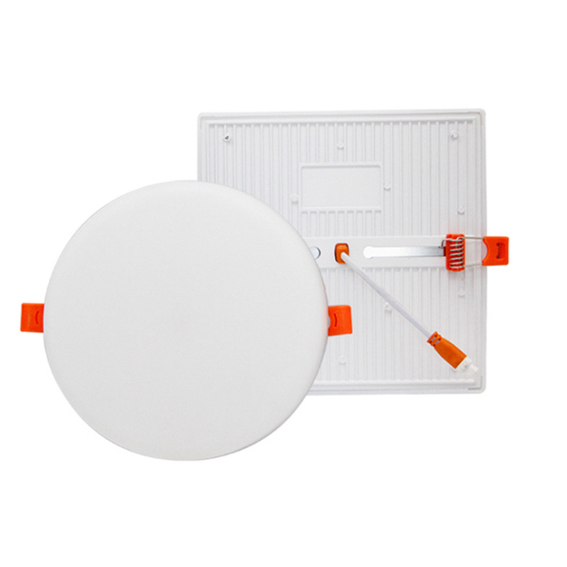 Customized Modern Round Ultra-thin 10w Frameless Led Ceiling Panel Lamp Acrylic Panel Light