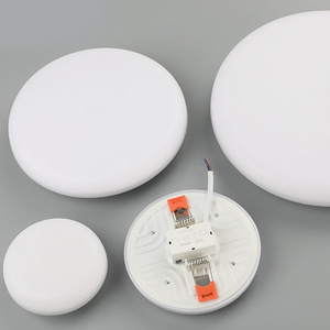 Customized Modern Round Ultra-thin 10w Frameless Led Ceiling Panel Lamp Acrylic Panel Light