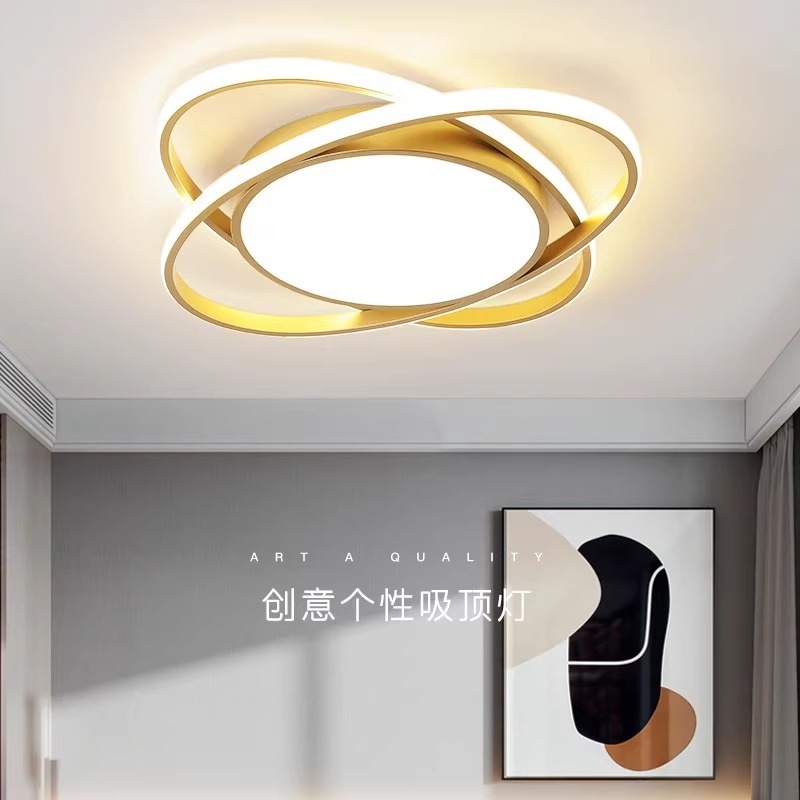 2024 New Master Bedroom Light Simplified Modern Living Room LED Circular Room Ceiling Light