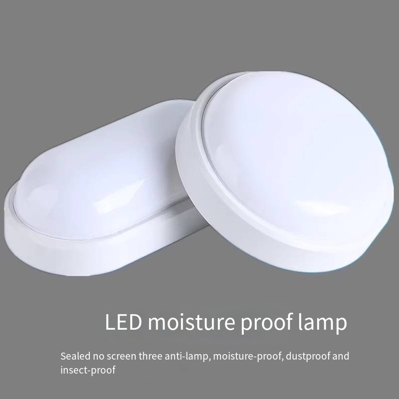 LED moisture-proof light IP54 outdoor 16w 24w waterproof light kitchen bathroom ceiling wall light