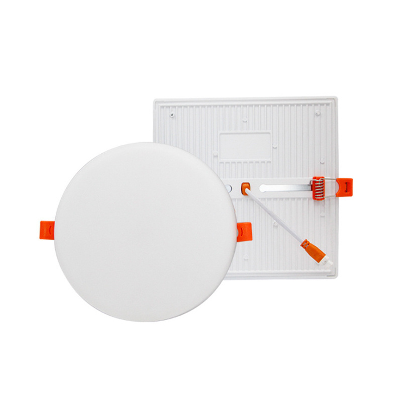 custom Frameless Round Square 6w 8w 9w 12w 15w 20w Acrylic ceiling Concealed Led Panel light