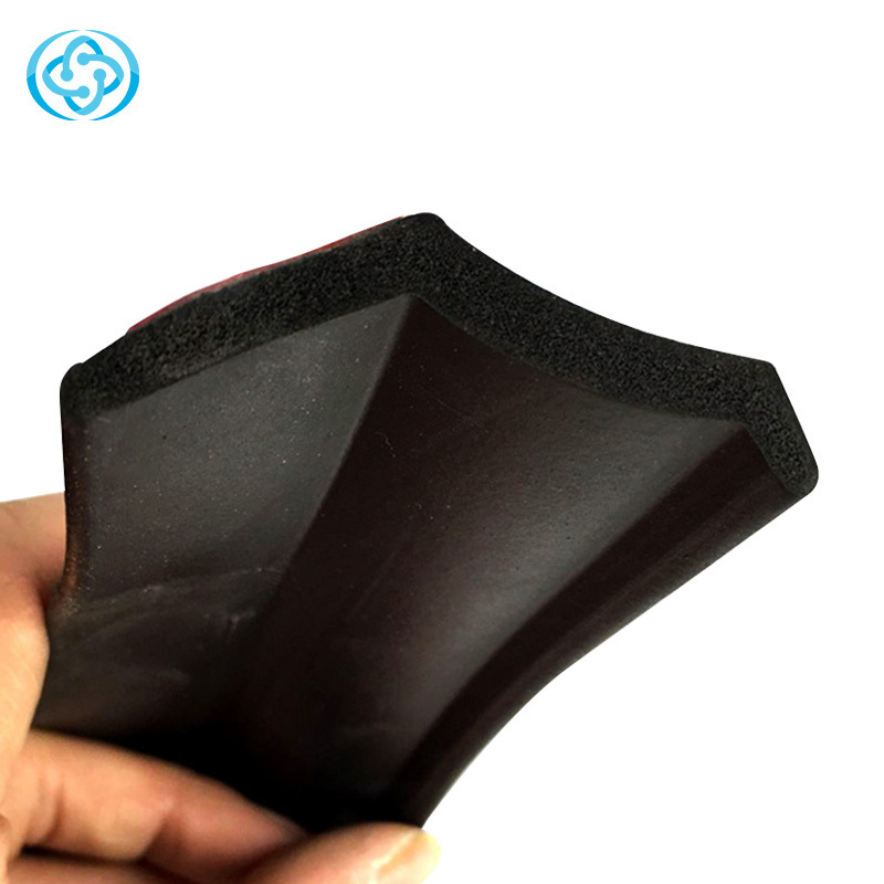 Adhesive EPDM car rubber seal strip used for automotive chassis