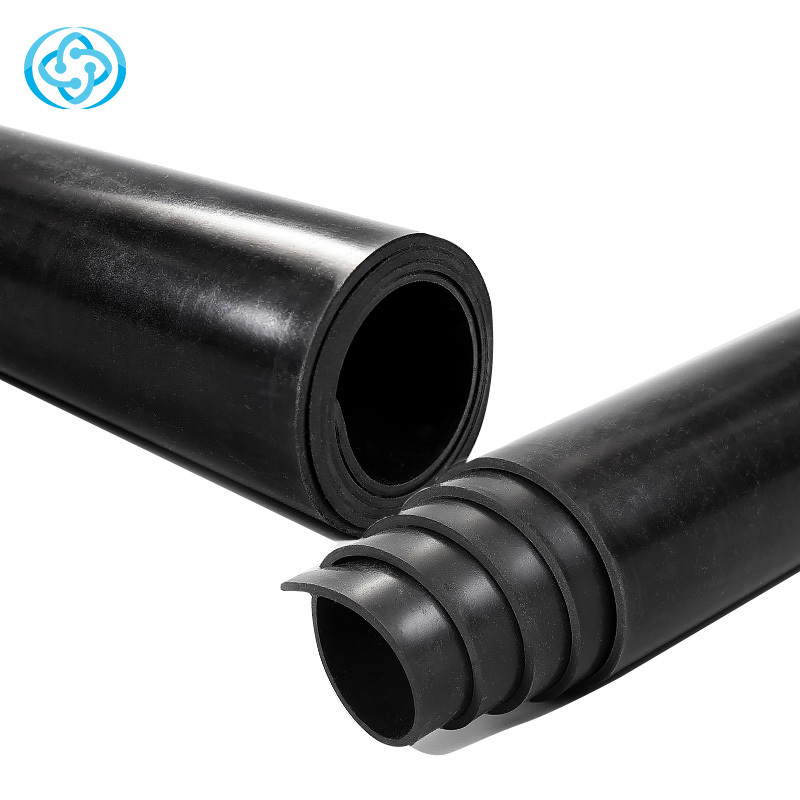 High quality 15mm 5mm 10mm Fireproof fire resistant neoprene rubber sheet  in environmental friendly materials