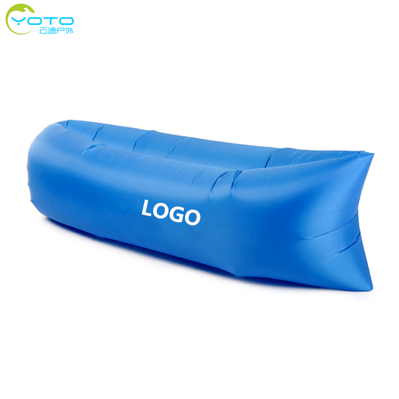 Factory In Stock Beach Inflatable Air Bed Floating Mattress Sleeping Bag Lazy Sofa Lounger