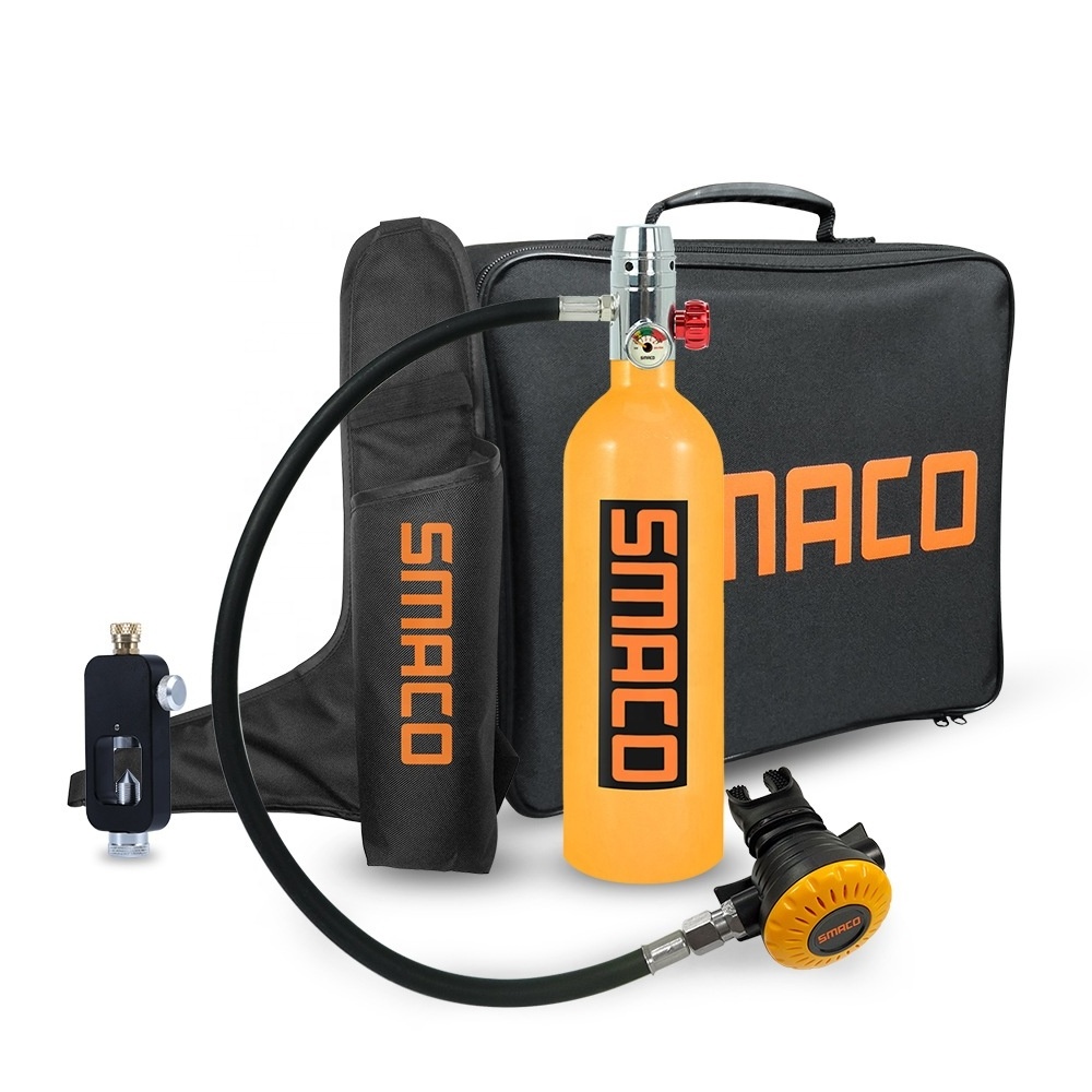 2020 New Arrival Underwater Breath Portable Mini Scuba Diving Tank Spare Oxygen Cylinder 1L