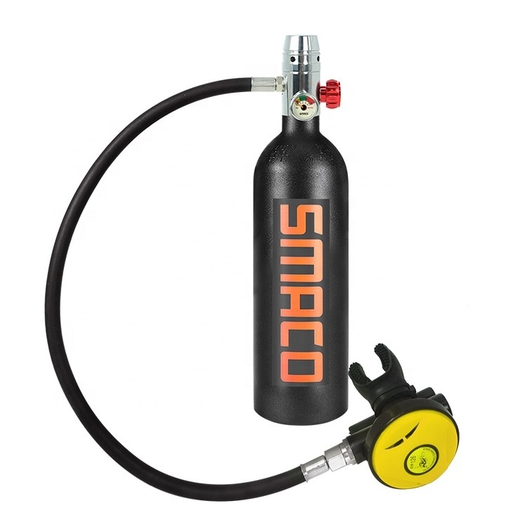 2020 New Arrival Underwater Breath Portable Mini Scuba Diving Tank Spare Oxygen Cylinder 1L