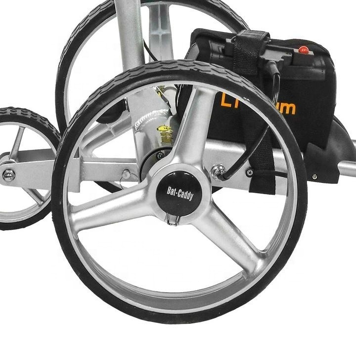 UK Europe Warehouse DDP In Stock Professional Foldable 3 Wheel Electric Golf Trolley with Remote Control