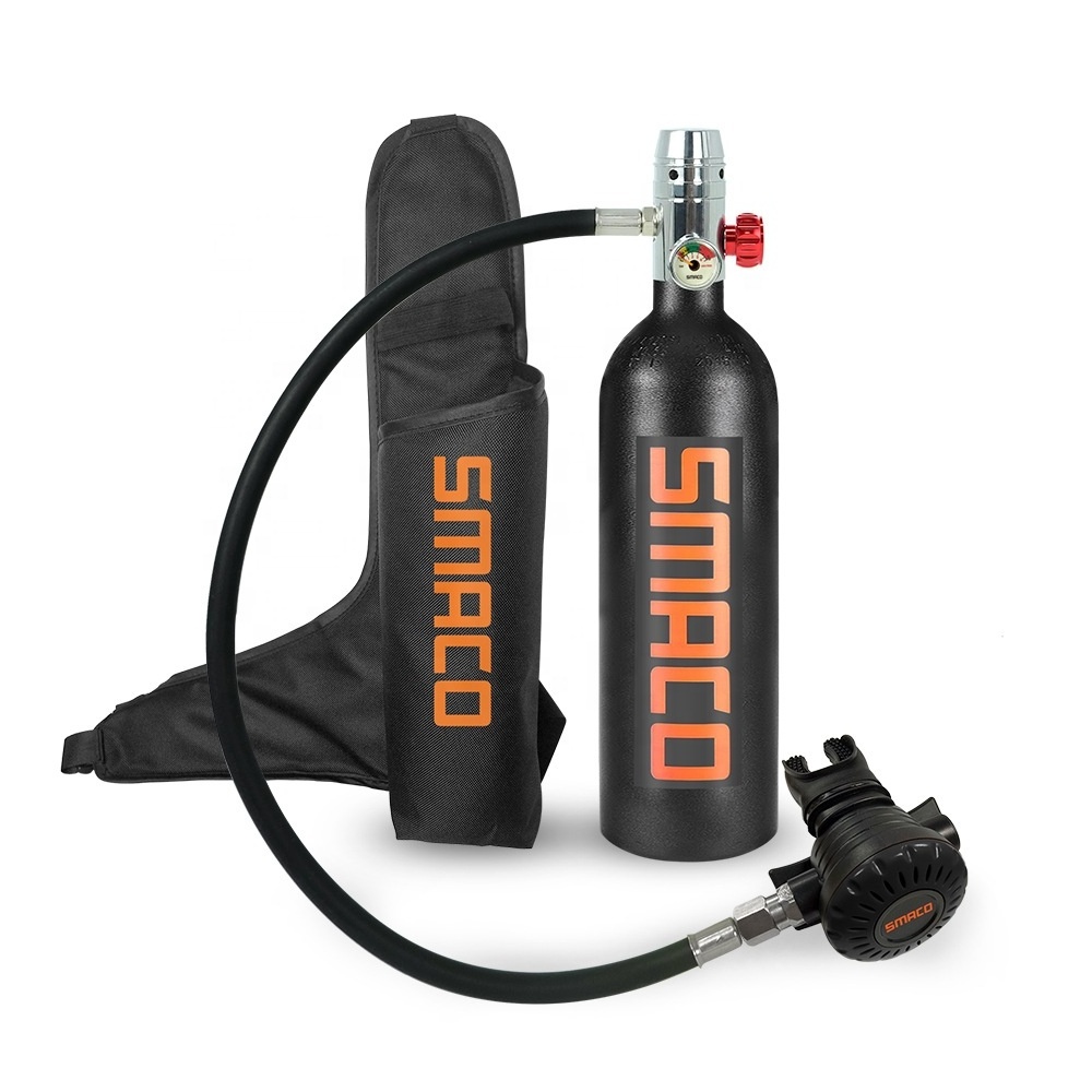 2020 New Arrival Underwater Breath Portable Mini Scuba Diving Tank Spare Oxygen Cylinder 1L