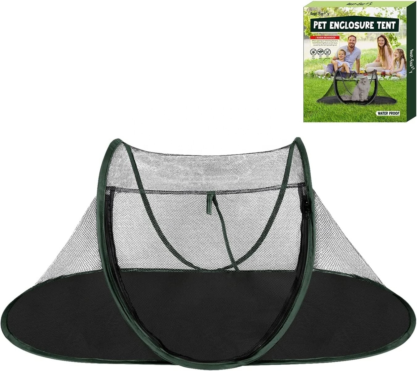 Outdoor Cat Mosquito Tent, Automatic Pop Up Enclosure Yarn Tent Suitable for Cats and Small Pets