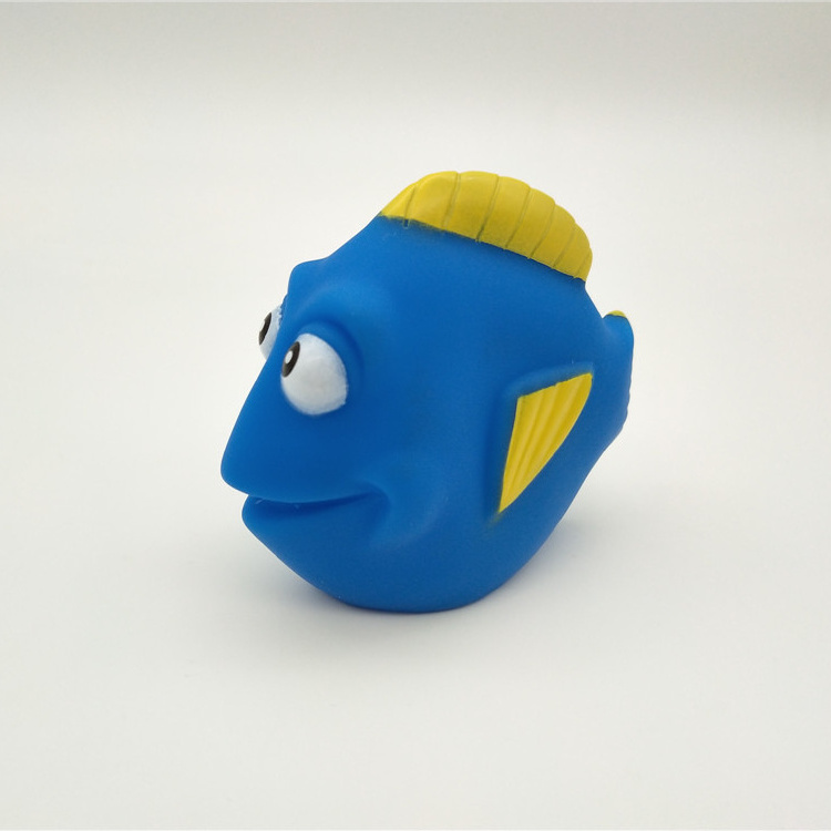 Cartoon Film Rubber Dory Fish Water Squirter Bath Toy for Kids