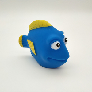 Cartoon Film Rubber Dory Fish Water Squirter Bath Toy for Kids