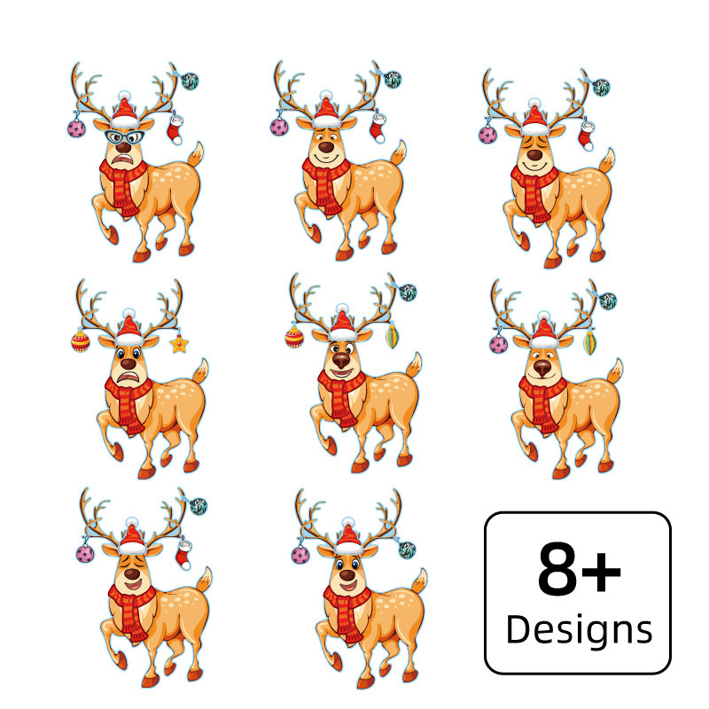 Christmas Sticker for kids Christmas Party Favors and Decorations for Children Kids Christmas tree Snowman Reindeer