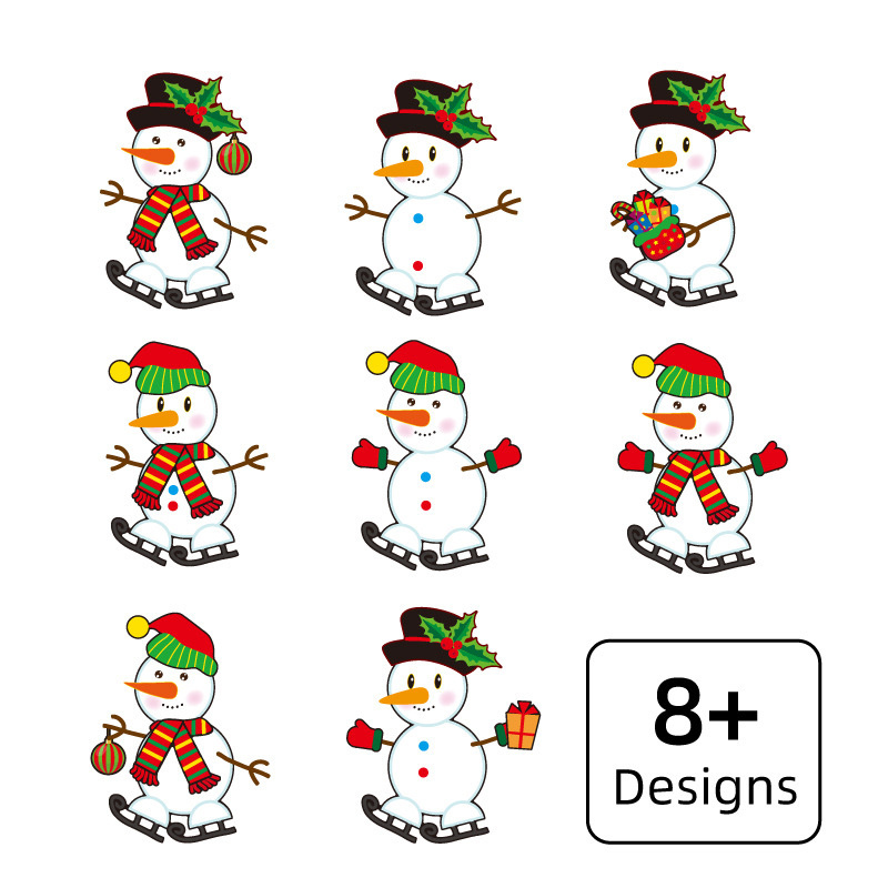 Christmas Sticker for kids Christmas Party Favors and Decorations for Children Kids Christmas tree Snowman Reindeer