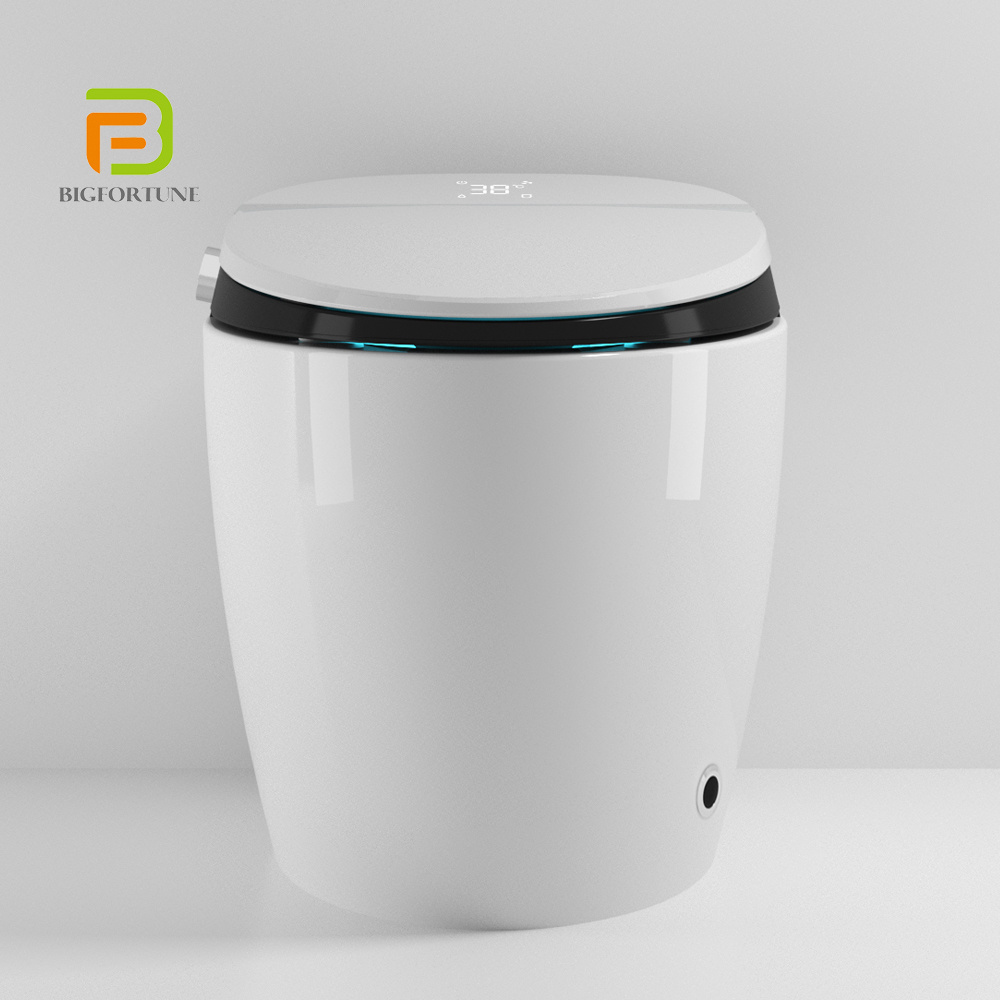 Inodoro Con Sensor Bathroom Intelligent Heated Smart Toilet Ceramic S Trap Siphonic Toilet Commodes