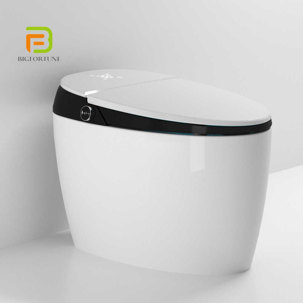 Inodoro Con Sensor Bathroom Intelligent Heated Smart Toilet Ceramic S Trap Siphonic Toilet Commodes