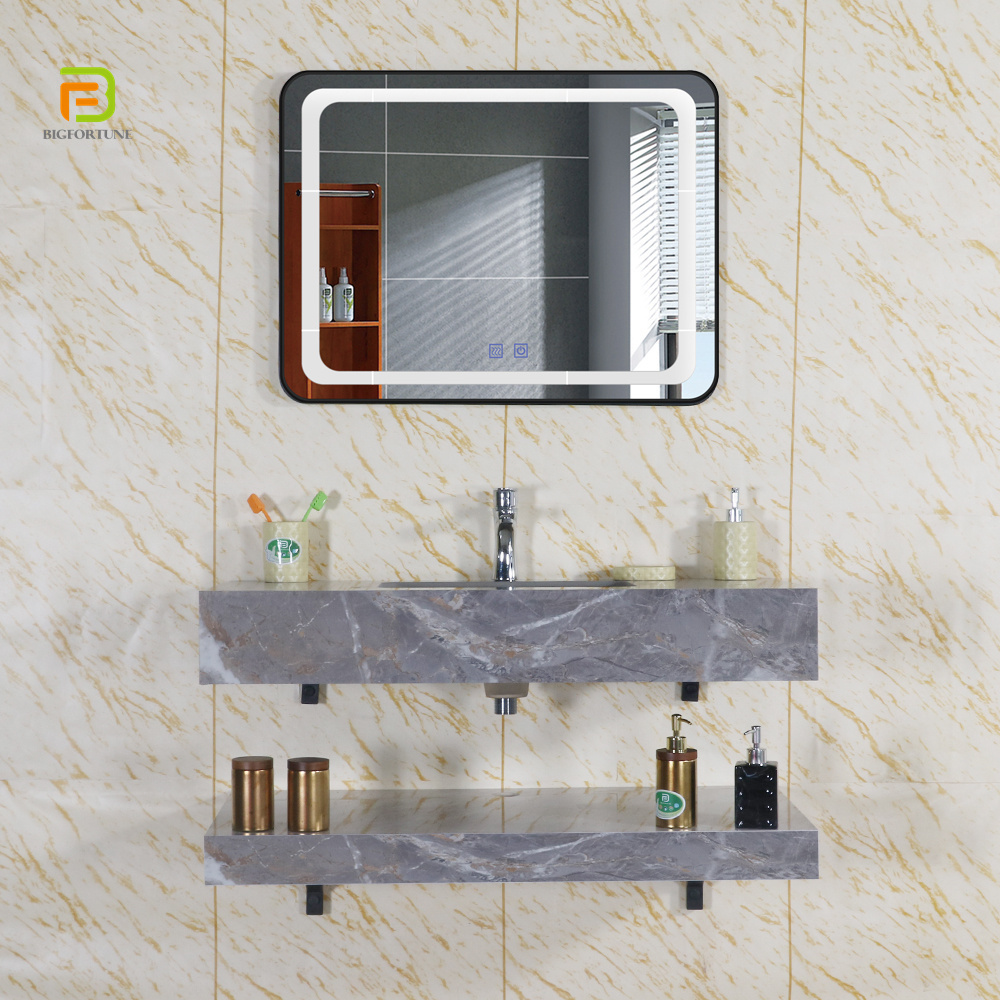 European Style Wholesale Vanities Modern Wall Mount Led Mirror Cabinet Luxury Bathroom Vanity