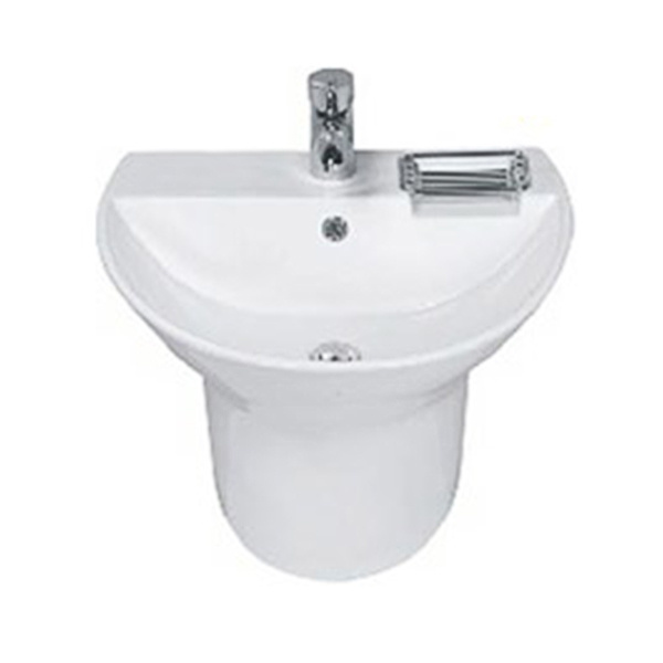 Economic Price Sanitary Ware Wash Hung One Piece Ceram Wash Basin Round