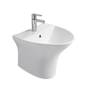 Economic Price Sanitary Ware Wash Hung One Piece Ceram Wash Basin Round