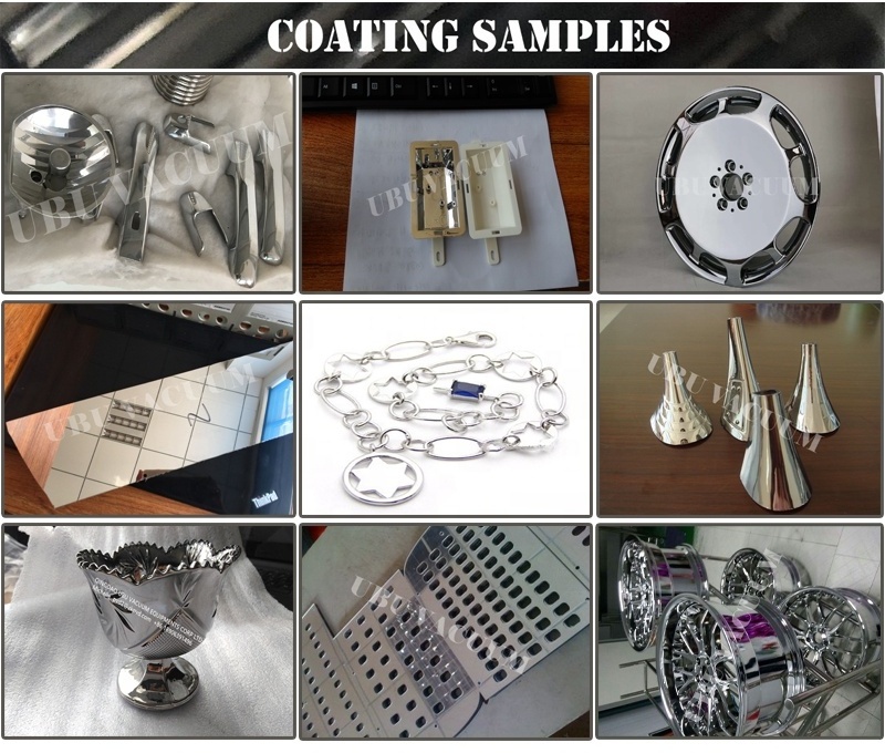 Pvd Chrome Plating Machine Silver Color Dc Magnetron Sputtering Coating Equipment Small Pvd Coating Machine