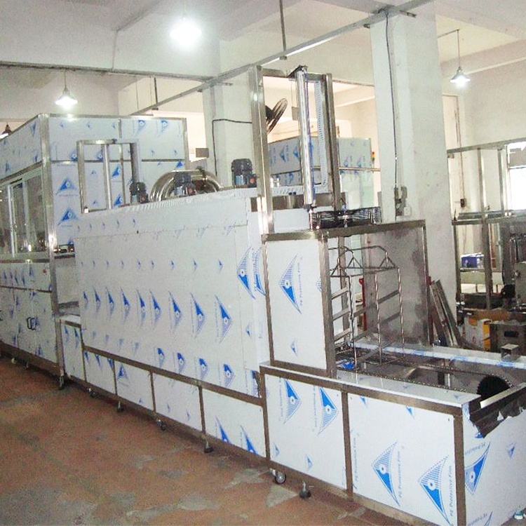 Industrial Machine Part Clean Ultrasound Cleaning Machine By Plc And Stainless Steel Ultrasonic Cleaning Tank