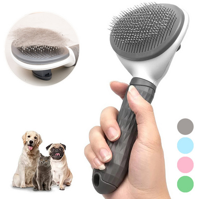 Pet Hair Remover Brush Dog And Cat Self Cleaning Grooming Equipment Pets Dematting Cats Comb Brushes For Dog Accessories