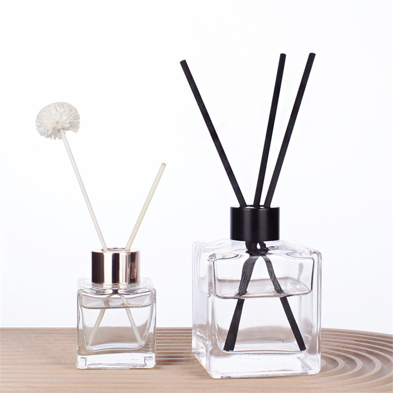 empty custom reed diffuser bottles and packaging glass air freshener reed diffuser for gift