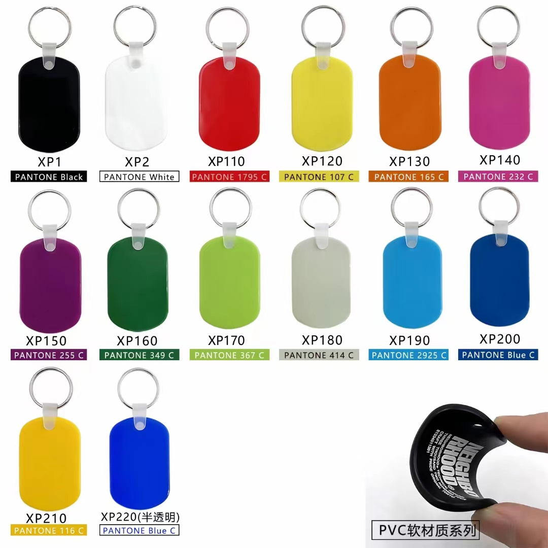 Newest 50 colors Blank Motel Hotel Keychains UV Printing Plastic Key Chains Acrylic Custom Design Motel Keychain