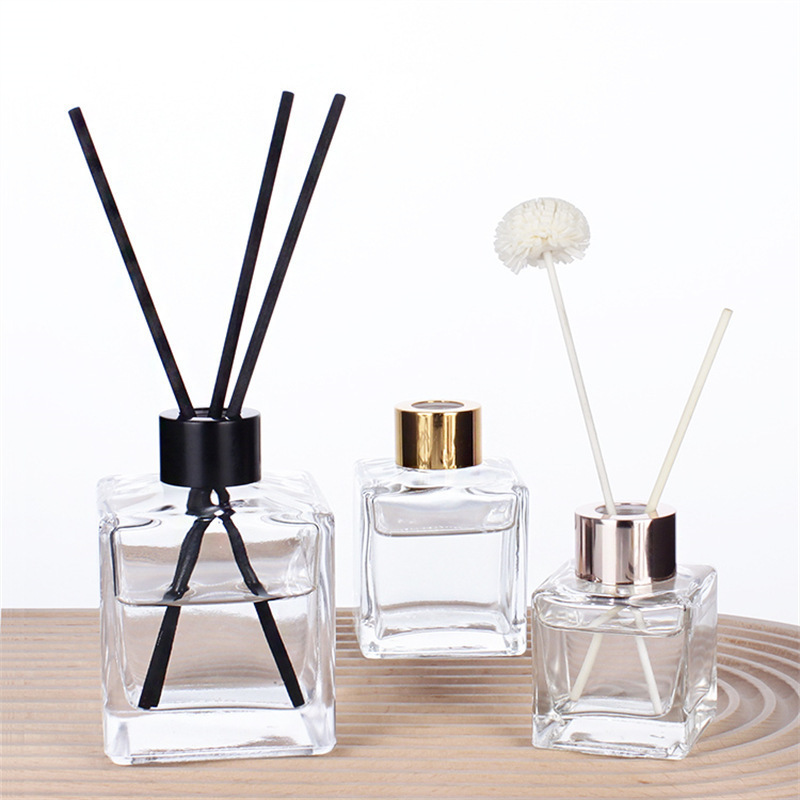 empty custom reed diffuser bottles and packaging glass air freshener reed diffuser for gift