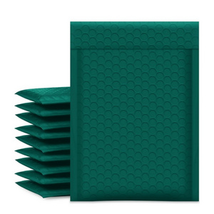 Custom Logo any size poly bubble mailers shipping mailing padd 4x6 9x12 green padded bubble mailer