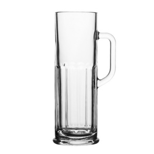 Wholesale 630ml Big Beer Steins Mug handle drinking glass coffee juice water cups Hot Selling creative Clear Whisky wine glass