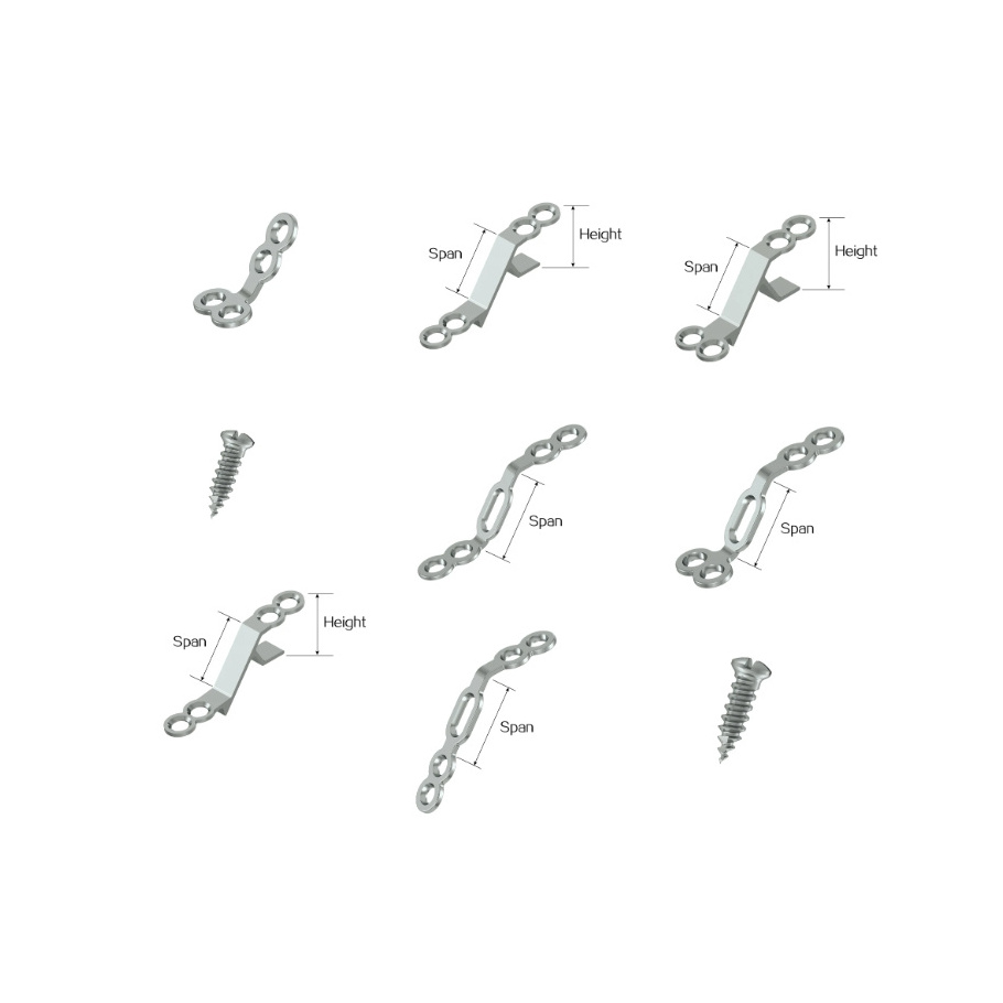 Premium Orthopedic Products Spinal Implants LaminarShapping Plate For Cervical Decompression Fixation