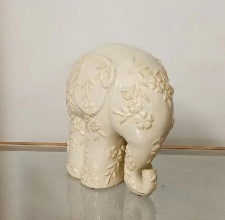 Home room decor ceramic elephant decoration