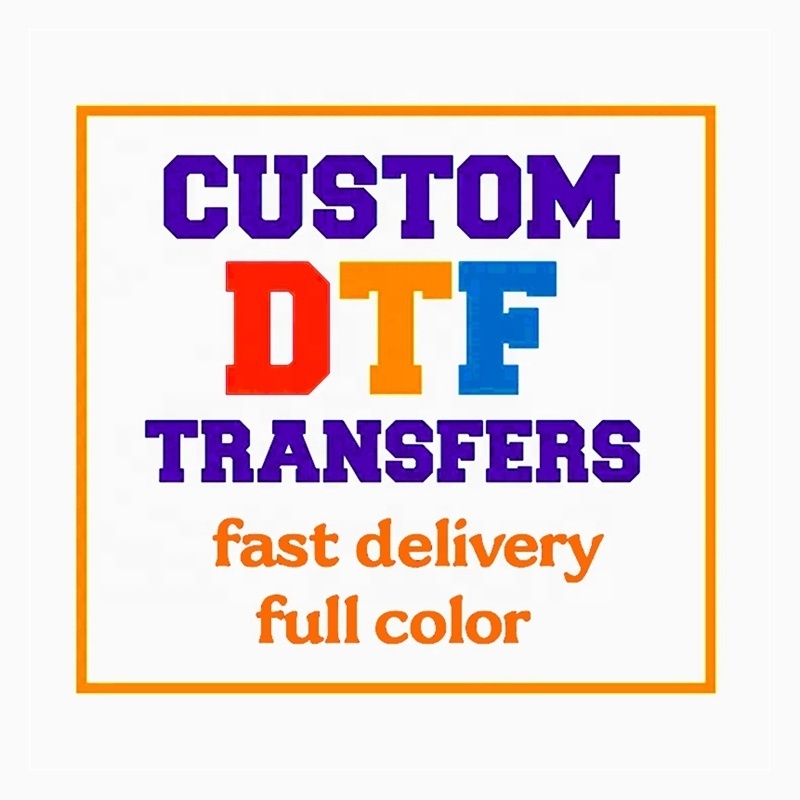 No MOQ NFL Heat Transfers DTF Transfers Designs Ready To Heat Press DTF Digital Printing Custom Heat Transfer Decals for Shirts