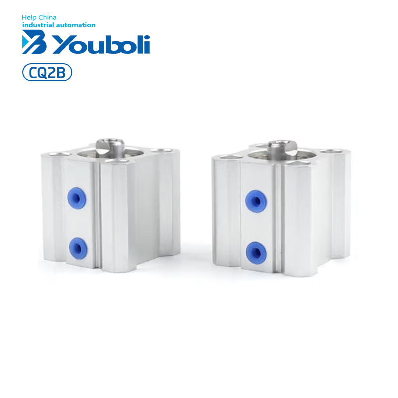 YBL CQ2B Series Aluminum Alloy Double-Acting Magnetic Compact Pneumatic Cylinder Air Cylinder Product