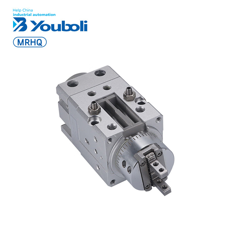 YBL Professional MRHQ Series 180 Degree Double Acting Rotary Grippers Clamping Finger Cylinder Swing Air Claw Pneumatic Parts