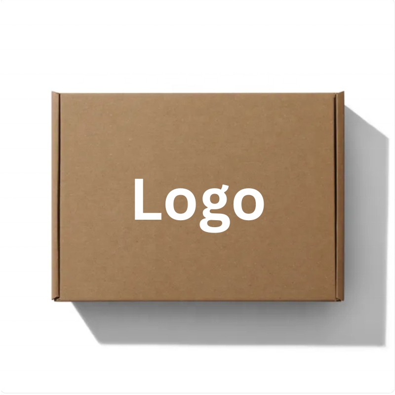 Custom designed logo corrugated cardboard shipping packaging box for clothing apparel lingerie packaging