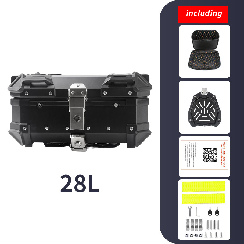 Wholesale 28L 36L 45L 55L 65L 80L 100L Large Capacity Waterproof Motorcycle Delivery Bag Tail Box