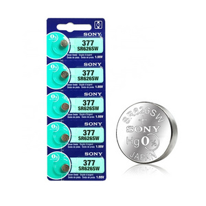 18mAh 1.5v alkaline button cell batteries  SR66 LR66  AG4 1.55V 377 376 SR626SW 626 SR626 V377 AG4 Watch Battery for sony