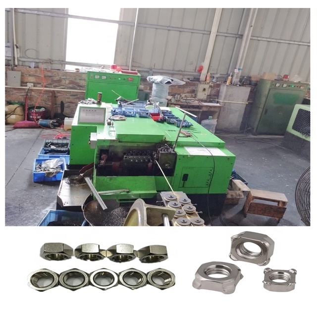 Multi Axis Automatic Hexagonal Nut Tapping Machine Hex Nut Cold Forging Machine M3 Nut Machine