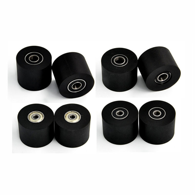 DGYCB Wheels 626-2RS Plastic PU Mini Small Pulley Wheels Bearings 6*35*30mm