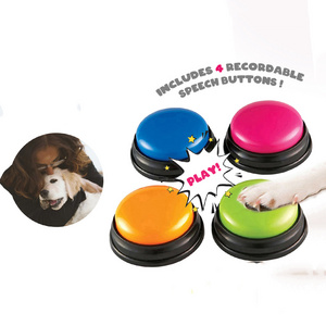 Recordable Talk Easy Pet Dog Interactive Toy Answer Button Party Noise Maker Recording Sound Button