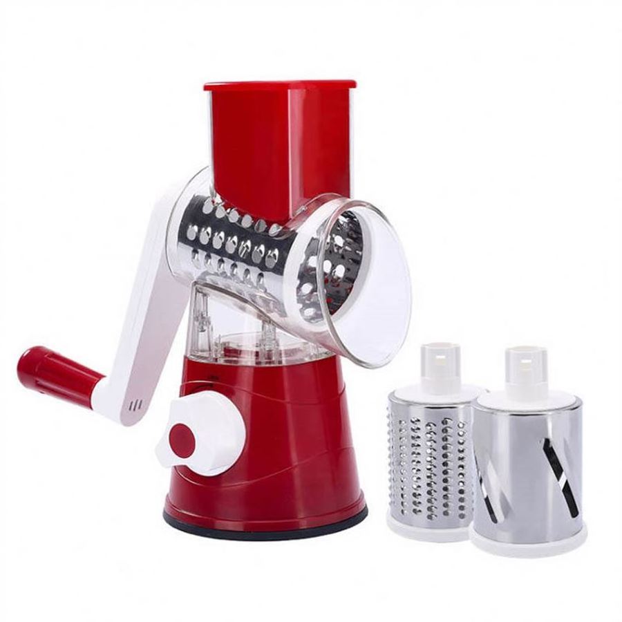 Handheld Manual Vegetable Chopper Cheese Shredder Spiral Vegetable Cutter Slicer Potato Rotary Cheese Grater Machine